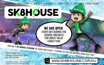 Spring into Sk8house this school holidays!