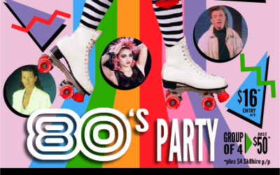 JOIN US FOR AN 80’s PARTY!!