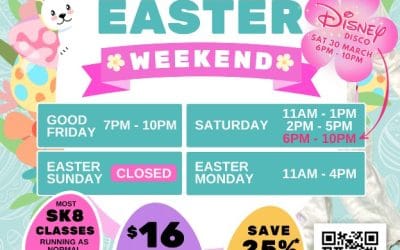 Fantastic hopping-great-fun this Easter at Sk8house
