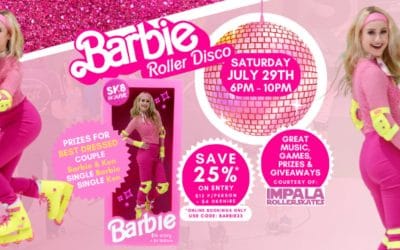 Skate with Barbie at the Sk8house Barbie Roller Disco!