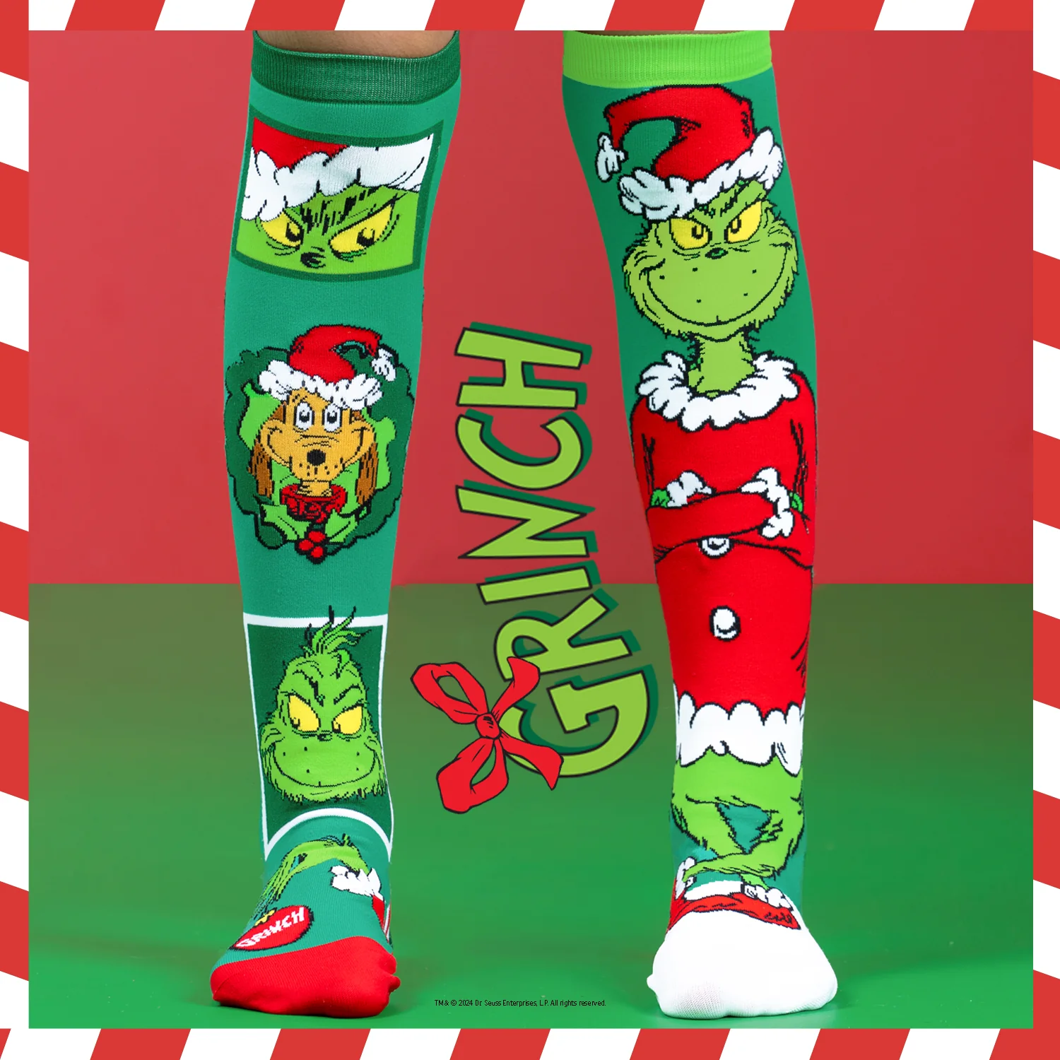 Madmia - Merry Grinchmas Socks