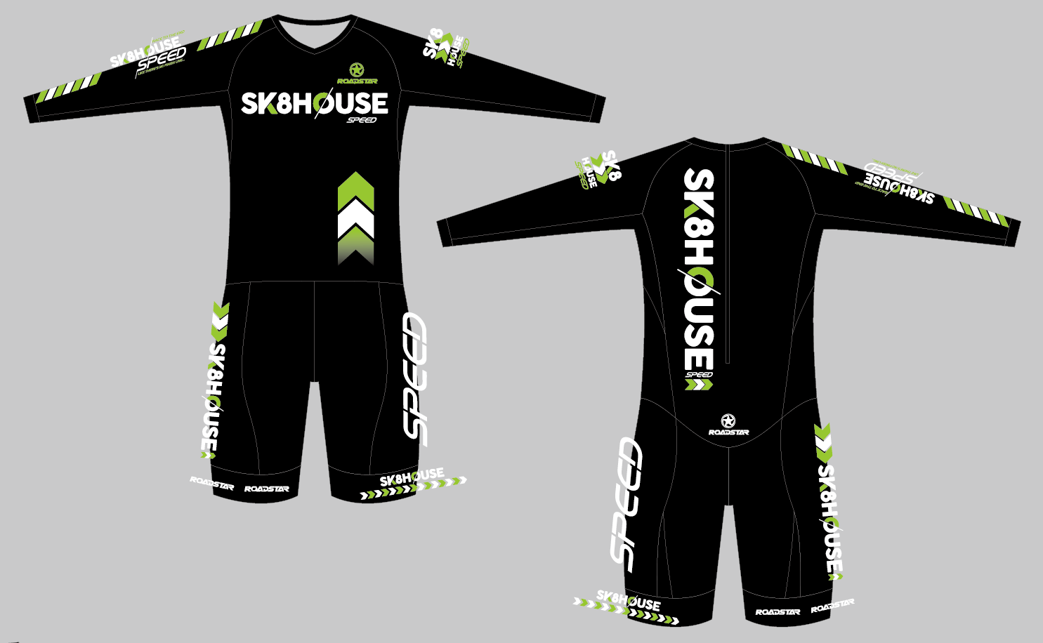 Sk8House - Pro Aero Skin Suit (Long Sleeve)