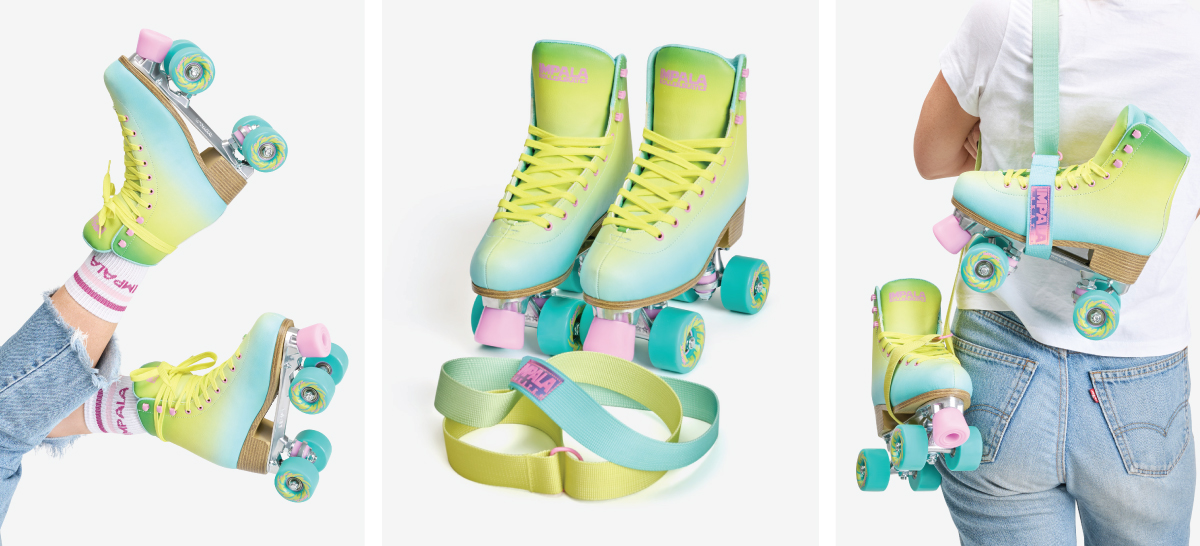 Impala Skate Strap / Leash - LIME SPRITZER - Image 2