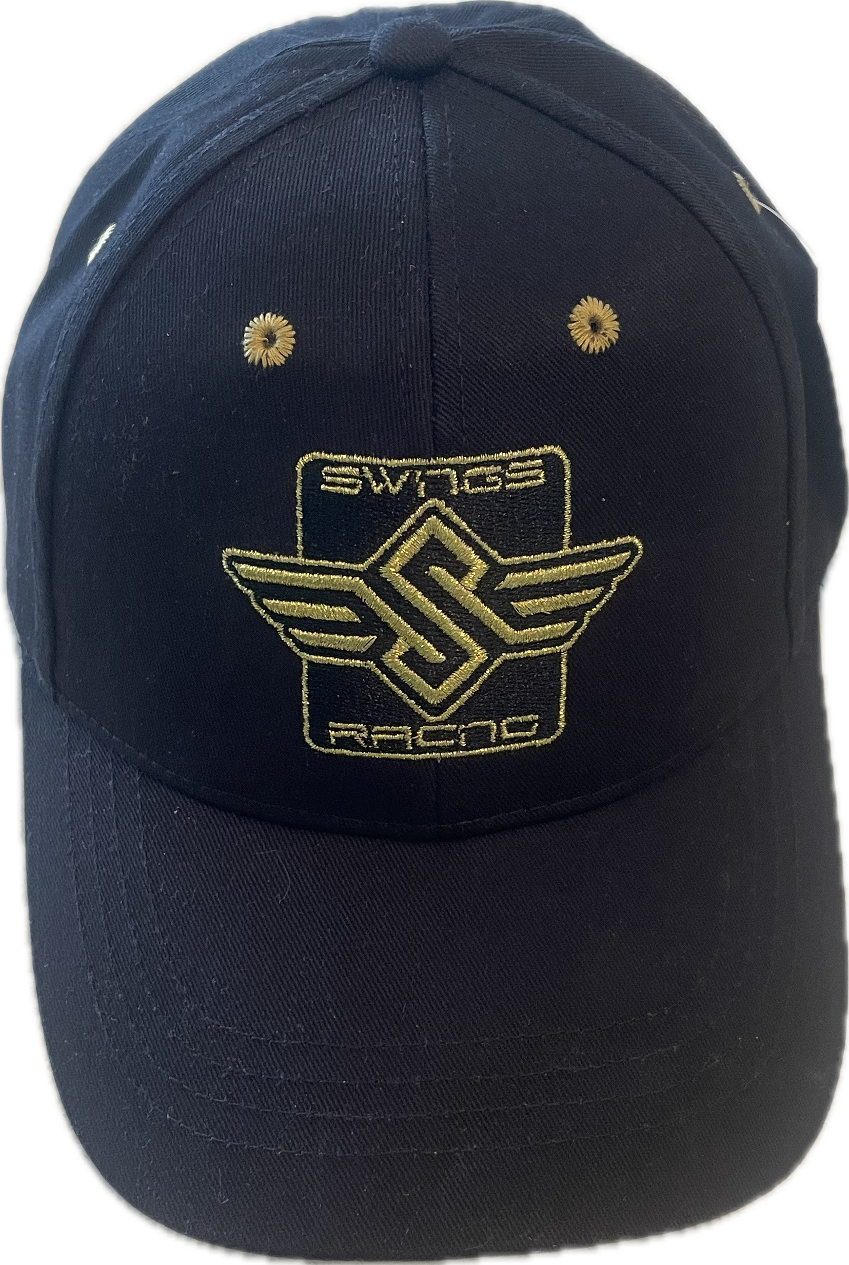 Swings Racing Cap - Black / Gold - Image 2