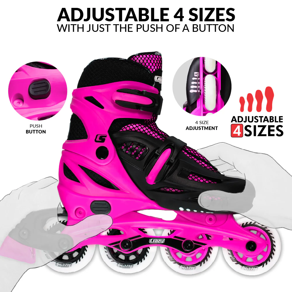 Crazy BLADE – Pink / Black (Adjustable) - Image 5